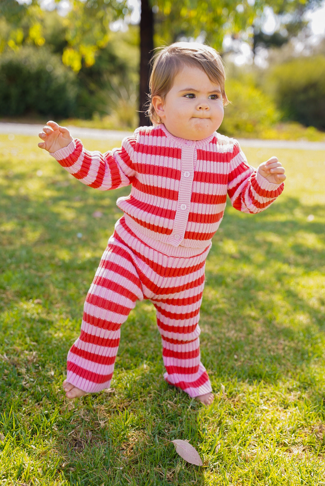 Strawberry Sundae Flare Pants - 5Y