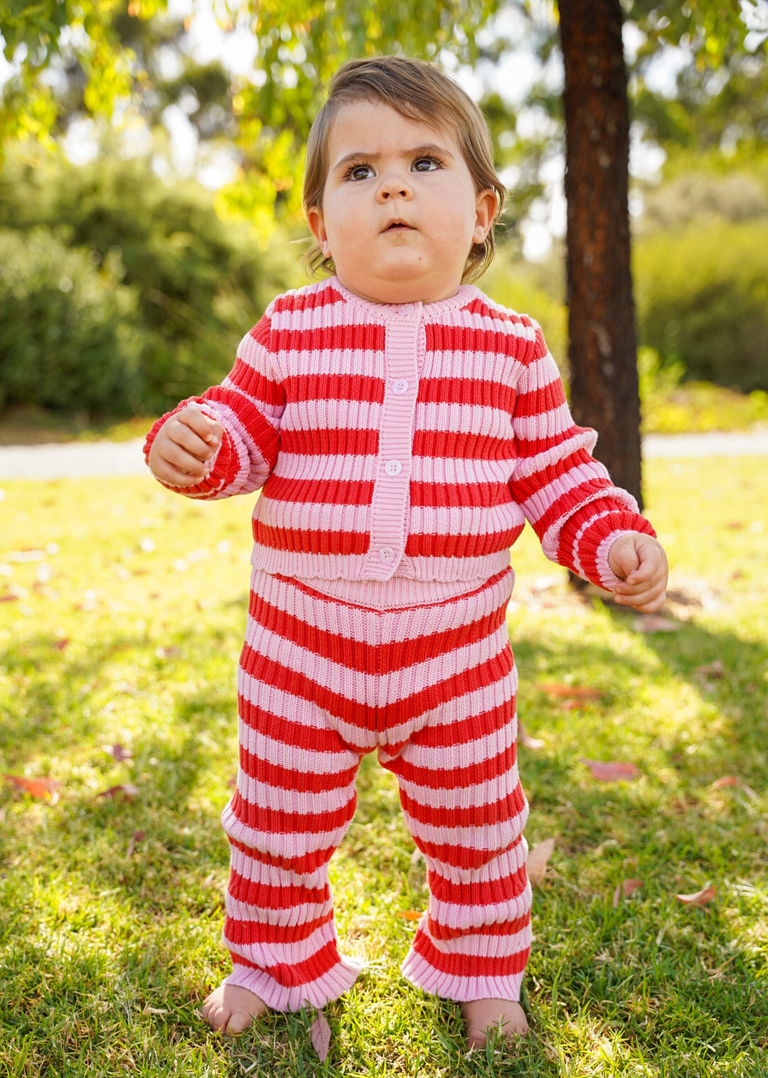 Strawberry Sundae Flare Pants - 5Y