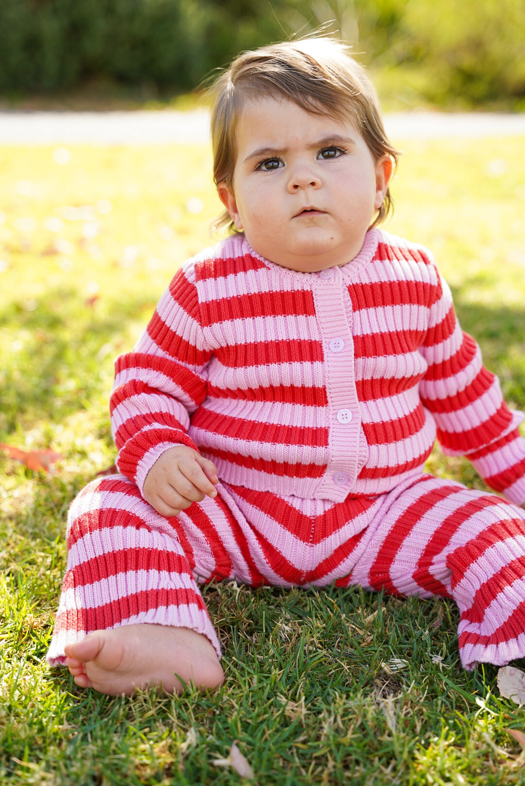 Strawberry Sundae Flare Pants - 5Y