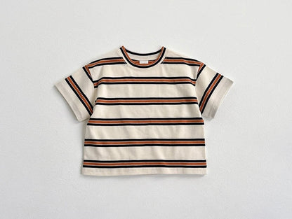 90’s Tee - Bronze Stripe