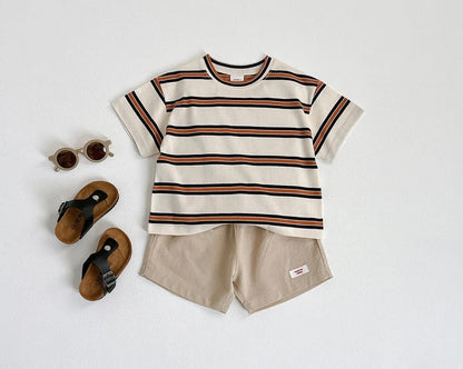 90’s Tee - Bronze Stripe