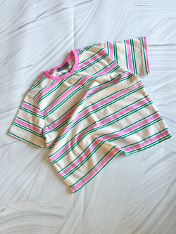 90’s Tee - Candy Stripe